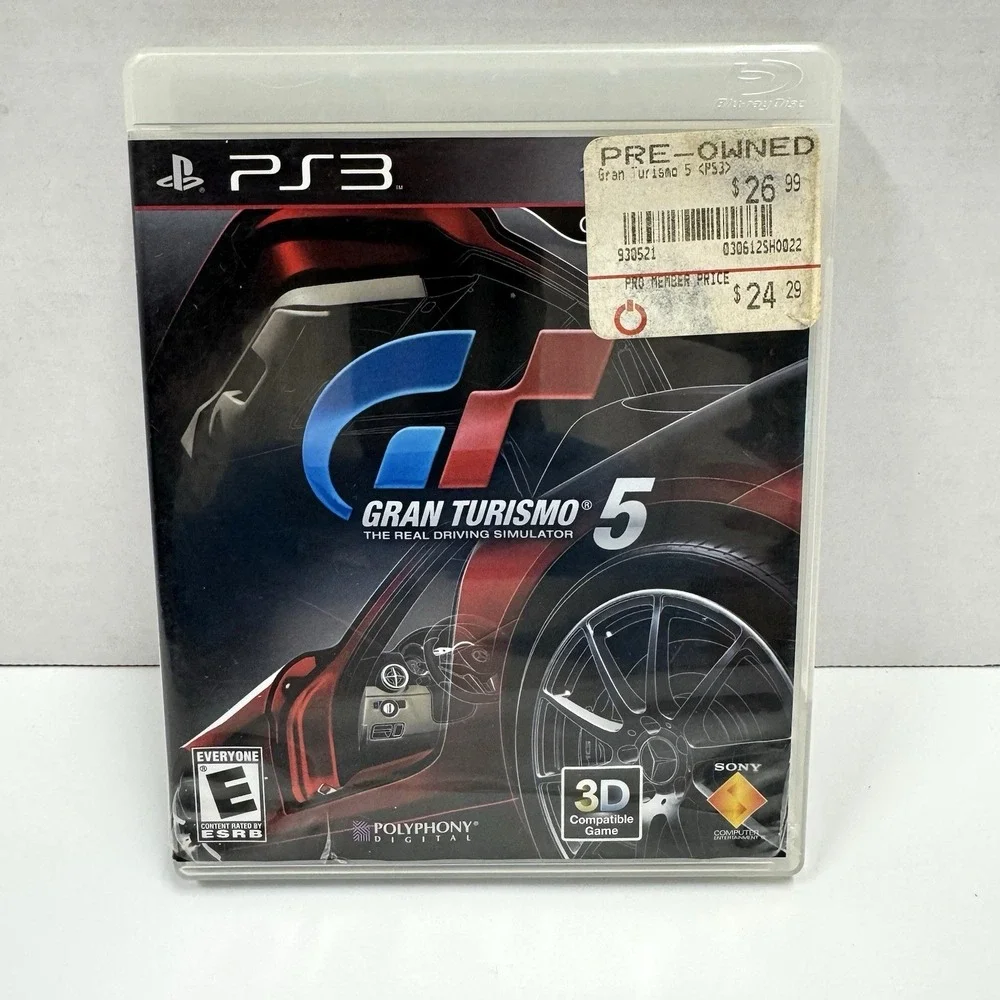 PS3 Gran Turismo 5 The Real Driving Simulator Playstation 3 2010 COMPLETE